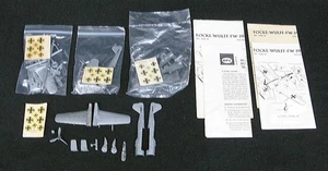 VIER (4) 1/100 UPC Models FOCKE WULF Fw-190 Fighters BAGGED KITS!! - Bild 1 von 1
