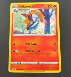 Pokemon Crown Zenith Volcarona Rare Card 025/159 NM - Picture 1 of 1