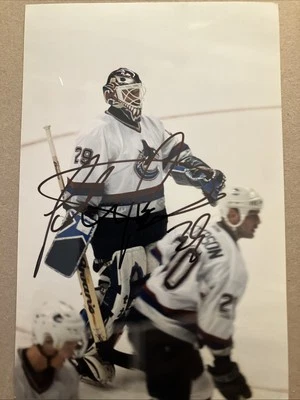 温哥华加人队菲利克斯·波特文亲笔签名 4x6 英寸梅尔·贝利照片 — 第 1/3 张图片