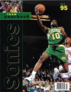 1994-95 Seattle SuperSonics Yearbook, Shawn Kemp, Gary Payton - NEU - Bild 1 von 2
