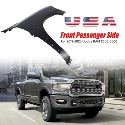 NEW Front Passenger Side Fender For 2019-2024 Ram 2500 3500 4500 Primed Steel Foto 1 de 4
