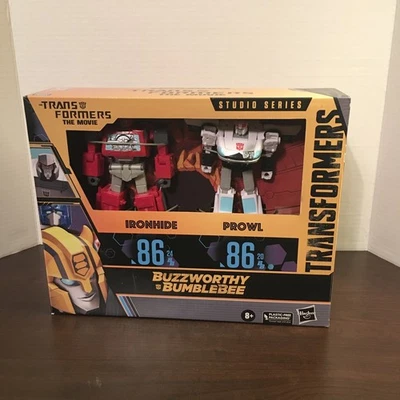 Transformers Studio Serie 86 Película 2pk Buzzworthy Bumblebee IRONHIDE & PROWL Foto 1 de 4