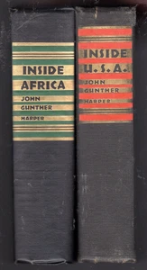 John Gunther 2 1. Editionen Inside Africa & Inside USA beide Hardcover - Bild 1 von 4