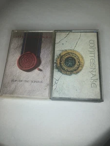Whitesnake: Rock Music Cassette Tape Lor (2) Slip Of The Tongue/Self Titled! - Picture 1 of 3