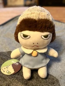 YOSHITOMO NARA Plush Doll Stuffed Girl Onnanoko Art Walk On Japan Kawaii NEW - Picture 1 of 8