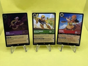 🔥LORCANA 3 CARDS SET - Go Go Tomago / Juju (FOIL) / Moana🔥 - Picture 1 of 4