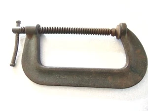 Antik/Vintage Cincinnati Tool Co USA Hargrave 6 No 44 C Klemme - Bild 1 von 3