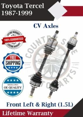 Nuevos ejes CV delanteros OE para Toyota Tercel 1987-1999 1,5 L garantía de por vida Foto 1 de 4