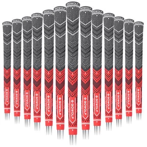 Gowolf Golf Grip 13 Pack Cord Rubber Multi-compound Golf Driver Irons Club Grips - Picture 1 of 30