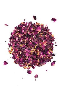 PREMIUM Dried RED Rose Petals for Soap Candles Bath Salts Crafts Vacuum packed
