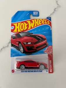 2025 Hot Wheels Red Edition 2020 Ford Mustang Shelby GT500 NEW - Picture 1 of 2