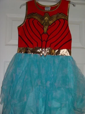 Vestido Mujer Maravilla Talla L (10-12) Foto 1 de 4