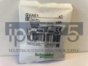 1x Bloque de contacto auxiliar Schneider GVAE1, 1NO/NC, montado en la parte delantera, adecuado para - Imagen 1 de 6