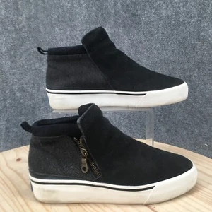 Keds Boots Womens 8 Cooper Side Zip Comfort Ankle Booties WH64937 Black Suede - Picture 1 of 17