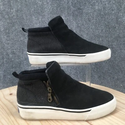 Keds Boots Womens 8 Cooper Side Zip Comfort Ankle Booties WH64937 Black Suede - Image 1 of 4