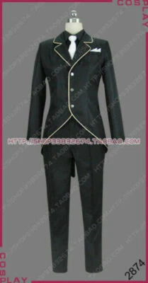 Overlord Sebas Tian Cabeza Mayordomo de Hierro Uniforme Conjunto Disfraz y Foto 1 de 4