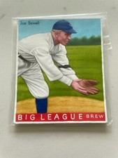 R319-Helmar BIG LEAGUE #267 Joe Sewell HOF **ORIGINAL ART CARD** 1of1 Proof