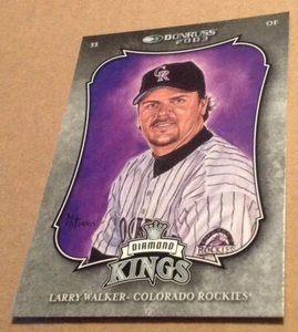 2003 Donruss Diamond King #17 Larry Walker Hof NM-MT Zustand - Bild 1 von 2