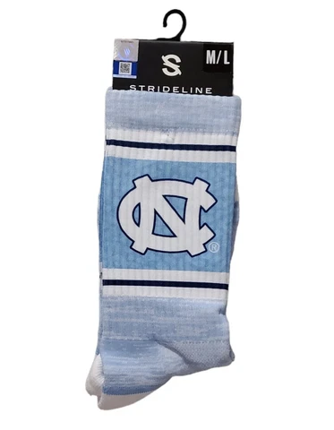North Carolina Tar Heels Socks Premium Strideline Crew University Athletic Wear Cover