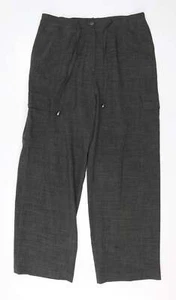 Agenda Womens Grey Polyester Blend Dress Pants Size 18 L28 in - Picture 1 of 12