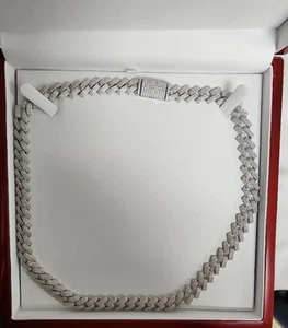 Sterling Silber Halskette Set mit Kristall Swarovski Steinen CGL Zertifiziert - Bild 1 von 6