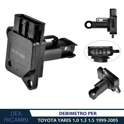 Debimetro per TOYOTA YARIS (P1_,P2_) 1.0 1.3 1.5 dal 1999 al 2005 MFTY000 - Immagine 1 di 3