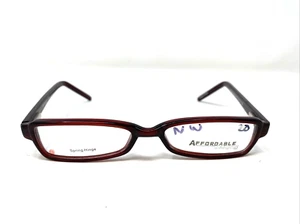 Affordable Designs SANDY BURGUNDY 49-15-135 Full Rim Eyeglasses Frame T886 - Picture 1 of 8