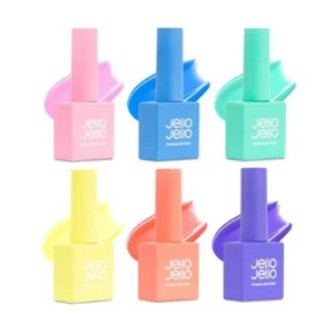 Jello Jello Gel Nail Polish Neon Color Summer Edition 6 Color Set  - Picture 1 of 11