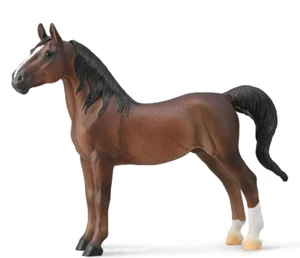 Statuina giocattolo Breyer CollectA stallone americano in sella #88954 - Foto 1 di 1