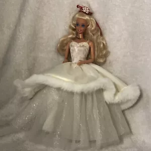 Vestido Blanco Muñeca Barbie Vintage Modelo Navidad 1989 VACACIONES - Imagen 1 de 15