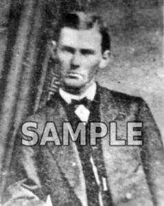 8x10 Foto Jesse James 1847-1882, berüchtigter Wild West Outlaw - Bild 1 von 1