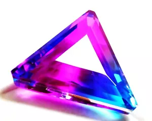 Certified Natural 46.75 Cts Trillion Cut Multi Tourmaline Loose Gemstone R4075 - Picture 1 of 4