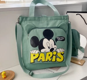 New Women Girl Mickey Minnie Shoulder Bag Tote Messenger Bag Hand Bag Backpack - Picture 1 of 19
