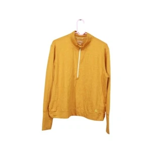 LL Bean Women's VentureSoft Pullover Quarter Zip Toffee Marl Size L - Picture 1 of 12