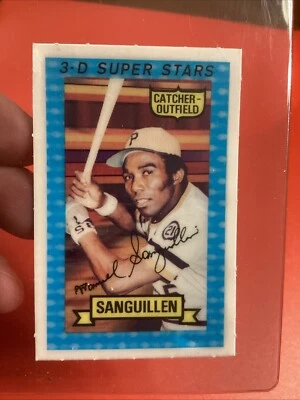 1974 Kelloggs Baseball #15 Manny Sanguillen Pirates NM/MT - Image 1 of 2