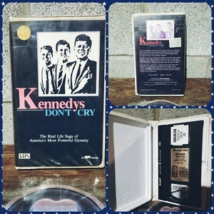 Rare Clamshell Kennedys Don't Cry VHS Movie JFK Cliff Robertson NR Not Rated - Picture 1 of 1