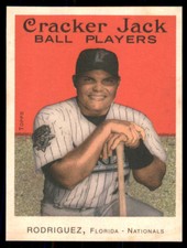 2004 Topps Cracker Jack Mini Marlins Baseball Card #224A Ivan Rodriguez Marlins