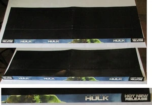 Movie Gallery Video Store 3 Marvel Incredible Hulk DVD Shelf Liner Displays 2008 - Picture 1 of 16