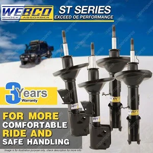 Front + Rear Webco Shock Absorbers for TOYOTA KLUGER MCU28R MHU28R AWD Wagon 03- - Picture 1 of 3