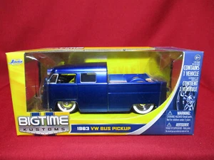1963 Volkswagen VW Bus Pickup Truck Bigtime Kustoms Jada Toys 1/24 Scale Diecast - Picture 1 of 3