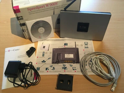 Telekom Speedport W900V WLAN DECT DSL Router + OVP - Bild 1 von 3