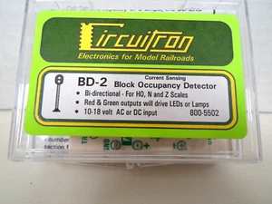 CIRCUITRON 800-5502 BD-2 BLOCK OCCUPANCY DETECTOR CURRENT SENSING NEW!๐บ๐ธ MADE! - Picture 1 of 1