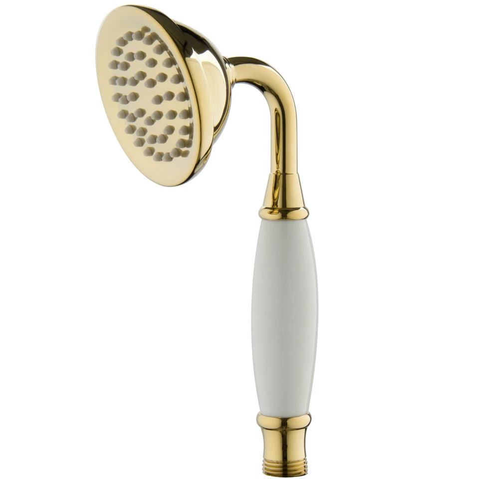 Handbrause Duschkopf Stabbrause rund eckig oval retro Brausekopf PaulGurkes - Bild 1 von 1