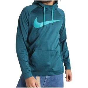 Nike Dri Fit Felpa con Cappuccio Pullover Giacca Taglia L Uomo Verde Neon Abbigliamento Attivo - Foto 1 di 10
