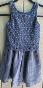 Cyrillic’s Paris blue Dress Girls Size 8 Years - Picture 1 of 4