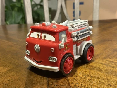 Tested DISNEY PIXAR CARS RED FIRE TRUCK SHAKE ‘N GO! FISHER-PRICE MATTEL - Image 1 of 4