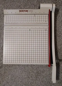 Boston 2612 Heavy Duty 12" Paper Cutter Guillotine Type Trimmer Crafts USA - Picture 1 of 5
