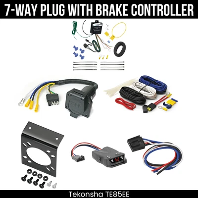 Tekonsha 7 路拖车布线 + 制动控制适用于 24-25 马自达 CX-90 2025 CX-70 — 第 1/4 张图片