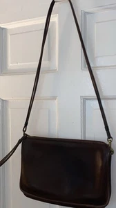 Vintage Leather 70’s 80’s Bonnie Cashin Coach Basic Shoulderbag Made in NYC - Picture 1 of 20