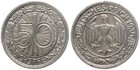 Deutschland - 50 Pfennig Deutsches Reich - Reichspfennig verschiedene Jahrgänge